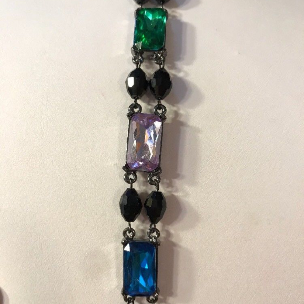 ERICKSON BEAMON ROCKS HEMATITE CRYSTAL BEADED ARCADE BRIGHTS BRACELET**NEW! - Picture 4 of 5